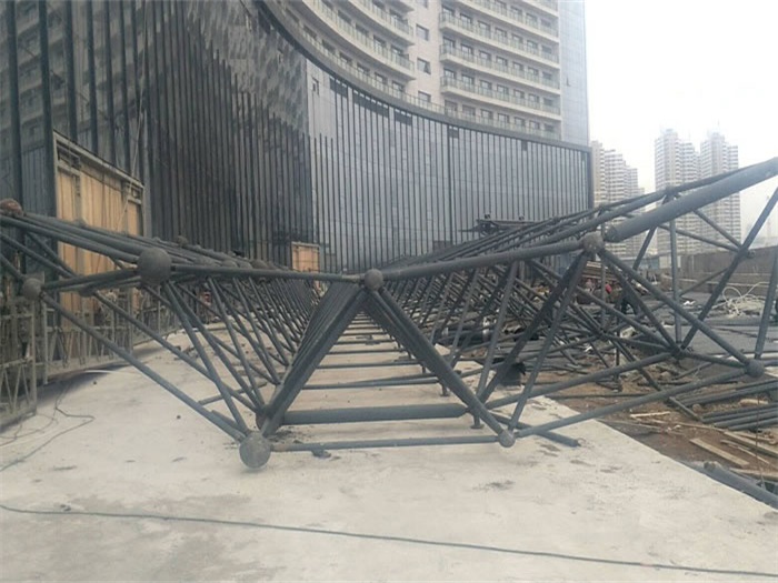 六安万豪酒店雨棚网架